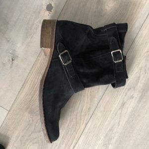 Paul Green Suede Moto bootie